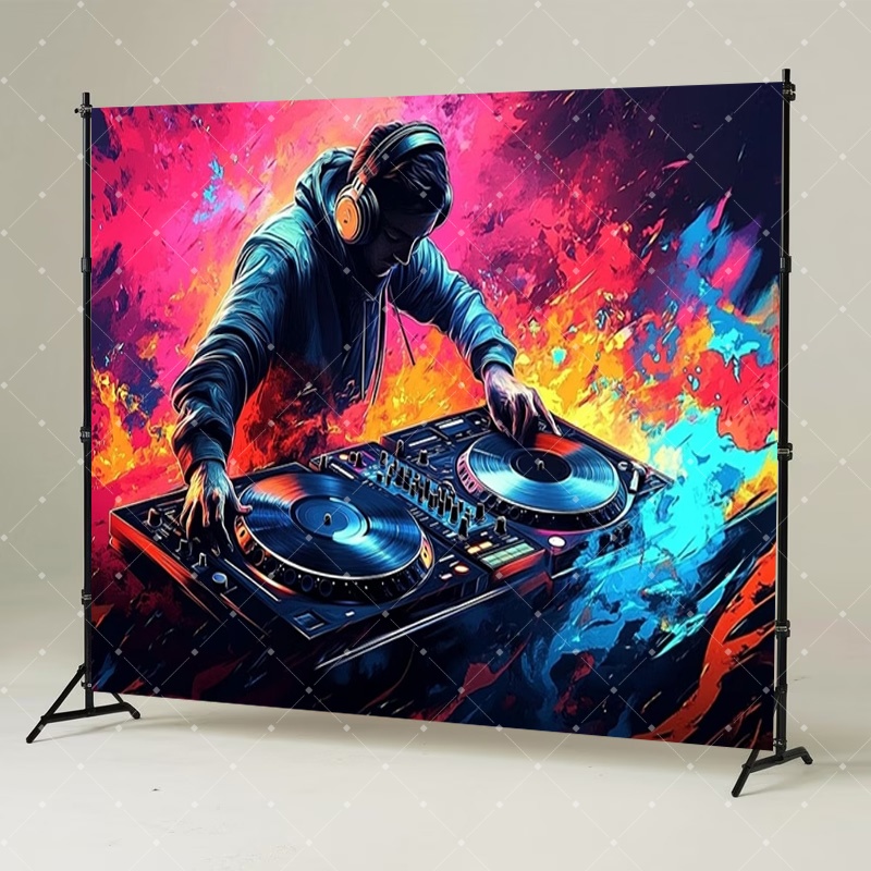 Hip Hop Music DJ Party Decorat - Photography Lighting Studio review and price