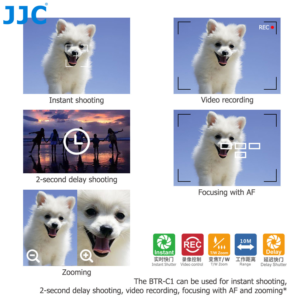 JJC BR-E1 Bluetooth Remote Con - Canon Camera Eos M50 Mark Ii review and price